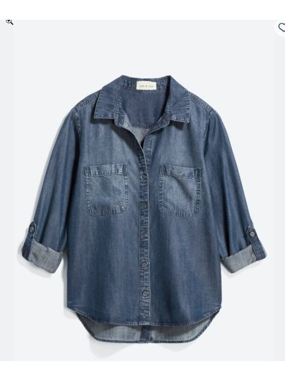 CLOTH & STONE Alanis Button Front Top - Women's SIZE XS
